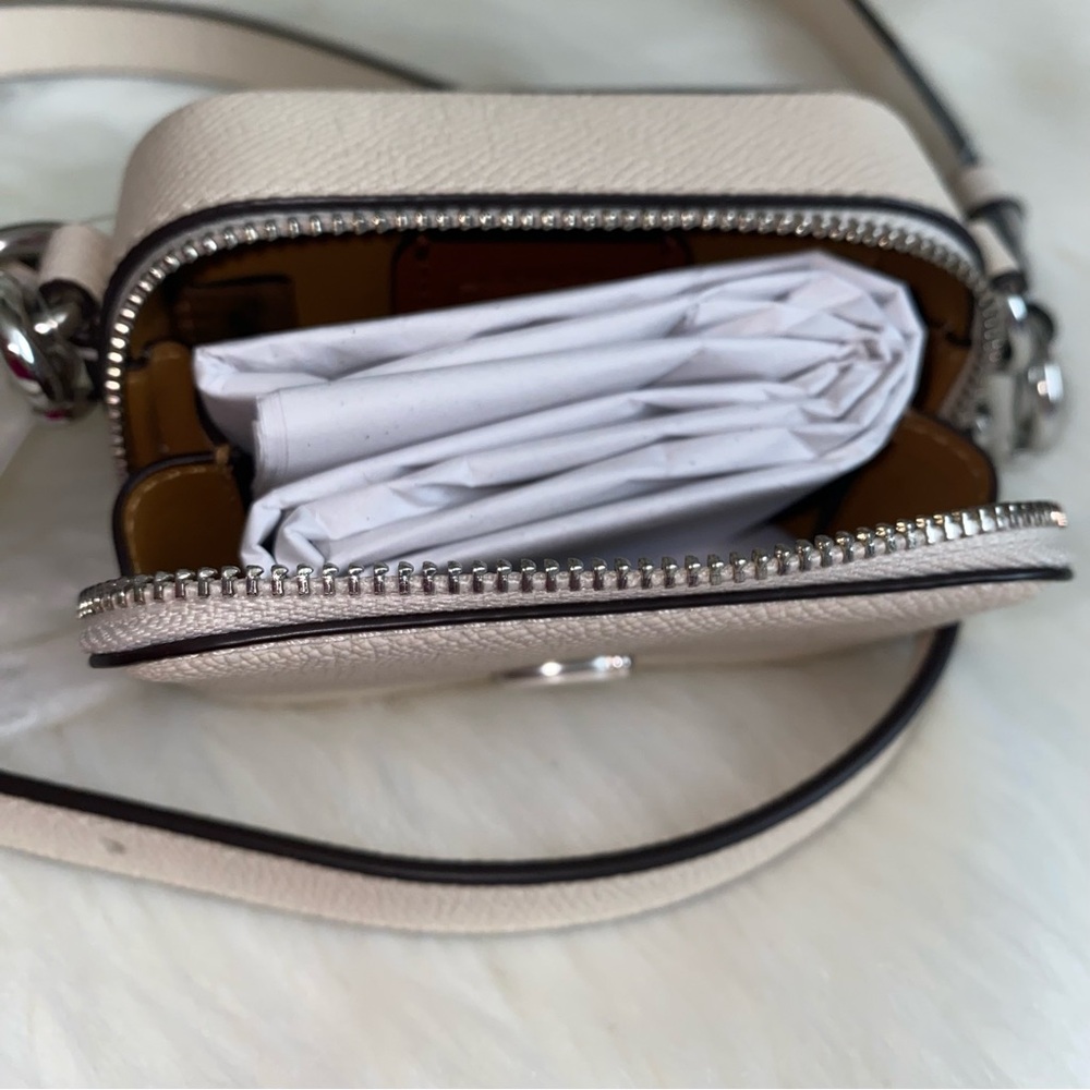 Coach leather crossbody pouch card case New - Picture 11 of 14